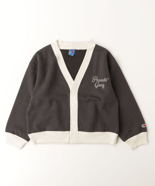 SHIPS any(シップス エニィ)の「FL:PEANIUTS CD(Tシャツ/カットソー・キッズ・ダークグレー/オフホワイト・150/140/130)」の2枚目の写真