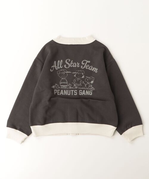 SHIPS any(シップス エニィ)の「FL:PEANIUTS CD(Tシャツ/カットソー・キッズ・ダークグレー/オフホワイト・150/140/130)」の4枚目の写真
