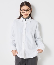 襟付ゆるシャツ