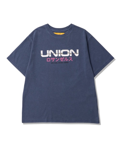 UNION（UNION TOKYO）（ユニオン）の「UNION TOKYO KAIDO TEE ユニオントーキョー Tシャツ（Tシャツ/カットソー・メンズ・ネイビー/ブラック・XL/L/M）」の2枚目の写真