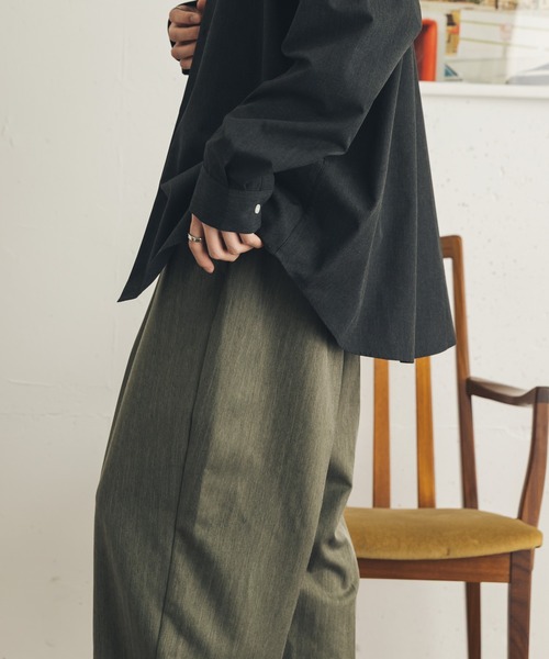 SENSE OF PLACE by URBAN RESEARCH(センスオブプレイスバイアーバンリサーチ)の「ストレッチヘリンボーンテーパードパンツ(その他パンツ・メンズ・ネイビー/カーキ・MEDIUM/LARGE)」の4枚目の写真