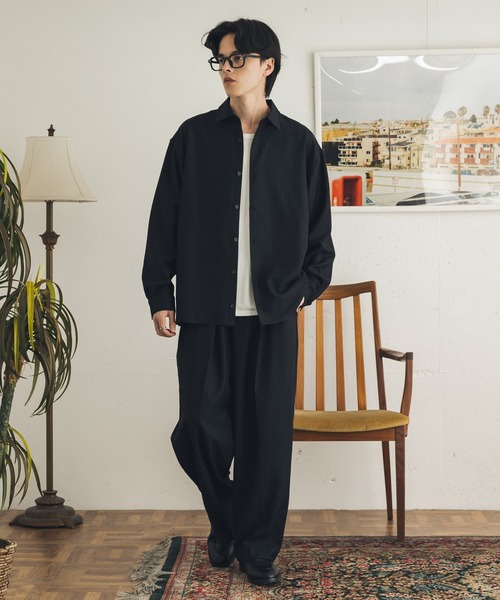 SENSE OF PLACE by URBAN RESEARCH(センスオブプレイスバイアーバンリサーチ)の「ストレッチヘリンボーンテーパードパンツ(その他パンツ・メンズ・ネイビー/カーキ・MEDIUM/LARGE)」の15枚目の写真