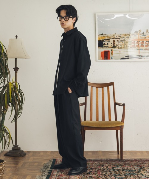 SENSE OF PLACE by URBAN RESEARCH(センスオブプレイスバイアーバンリサーチ)の「ストレッチヘリンボーンテーパードパンツ(その他パンツ・メンズ・ネイビー/カーキ・MEDIUM/LARGE)」の16枚目の写真