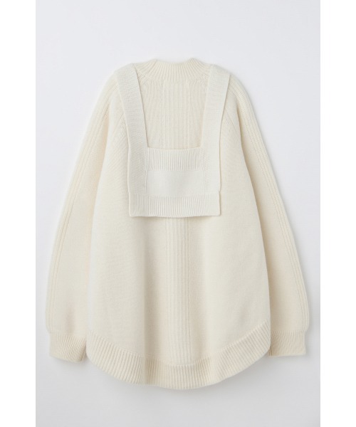 ENFOLD(エンフォルド)の「BUSTIER LAYERED PULLOVER(ニット/セーター・レディース・杢グレー/オフホワイト/ダークネイビー・38)」の5枚目の写真