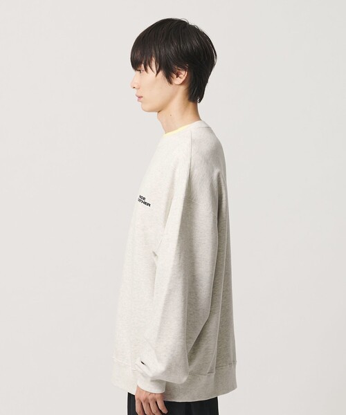 NICE WEATHER(ナイスウェザー)の「<NICE WEATHER>ロゴ スウェット(スウェット・メンズ・ターコイズブルー系/ライトグレー/ブラック・L/S/XS/XL/M)」の9枚目の写真