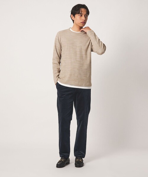 A DAY IN THE LIFE UNITED ARROWS(アデイインザライフユナイテッドアローズ)の「コーデュロイ イージーパンツ<A DAY IN THE LIFE>(その他パンツ・メンズ・ダークグレー/ネイビー/オフホワイト/ダークブラウン・XL/L/M/S)」の9枚目の写真