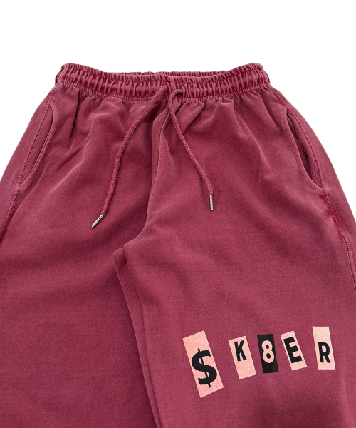 SK8ER ROCK（スケーターロック）の「Holy Sk8 ピグメントスウェットパンツ（インディアンレッド）（スウェットパンツ・メンズ・その他・MEDIUM/LARGE）」の3枚目の写真