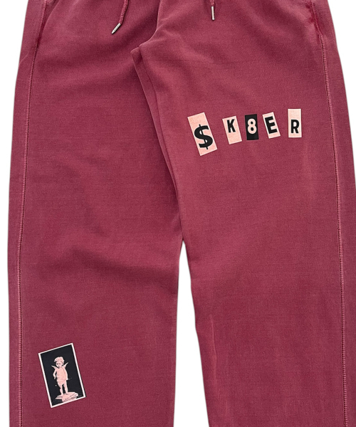 SK8ER ROCK（スケーターロック）の「Holy Sk8 ピグメントスウェットパンツ（インディアンレッド）（スウェットパンツ・メンズ・その他・MEDIUM/LARGE）」の5枚目の写真