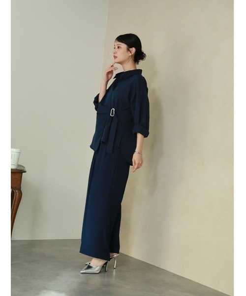 fifth(フィフス)の「アシンメトリーデザイン2wayシャツ(シャツ/ブラウス・レディース・ホワイト/ネイビー・M)」の21枚目の写真