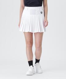 【PEARLY GATES】TEXBRID丸編みメッシュスカート (WOMENS)