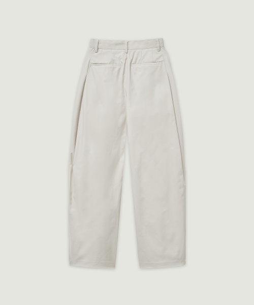 LMOOD WOMEN（エルムード ウーマン）の「POT Curved Cotton Wide Pants Sea Salt（その他パンツ・レディース・その他・36/38）」の2枚目の写真