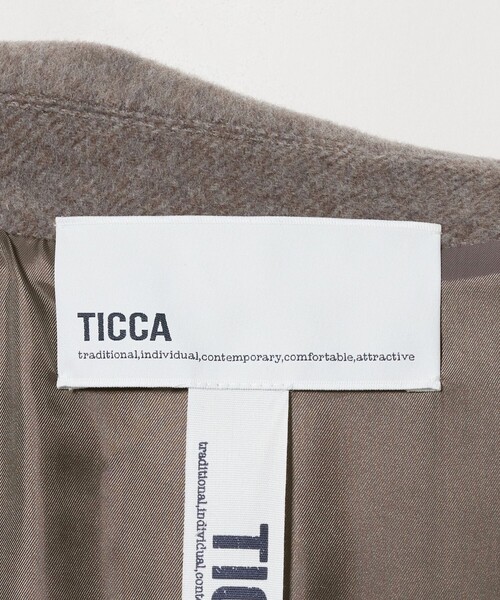TICCA(ティッカ)の「<TICCA>ピーコート(ピーコート・レディース・モカ・FREE)」の14枚目の写真