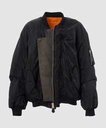 MARINA YEE（マリナイー）の「Customized bomber jacket ＋ lapel insert（MA-1）」