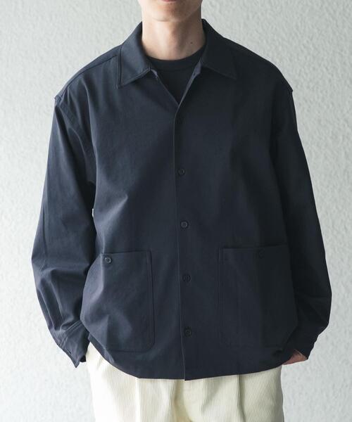 ITEMS URBANRESEARCH（アイテムズ アーバンリサーチ）の「ピーチツイル ユーティリティ シャツジャケット（その他アウター・メンズ・スミクロ/ベージュ・LARGE/MEDIUM）」の15枚目の写真