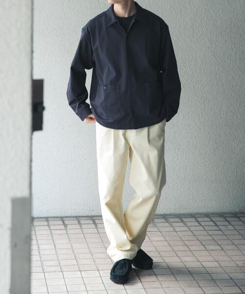 ITEMS URBANRESEARCH（アイテムズ アーバンリサーチ）の「ピーチツイル ユーティリティ シャツジャケット（その他アウター・メンズ・スミクロ/ベージュ・LARGE/MEDIUM）」の17枚目の写真