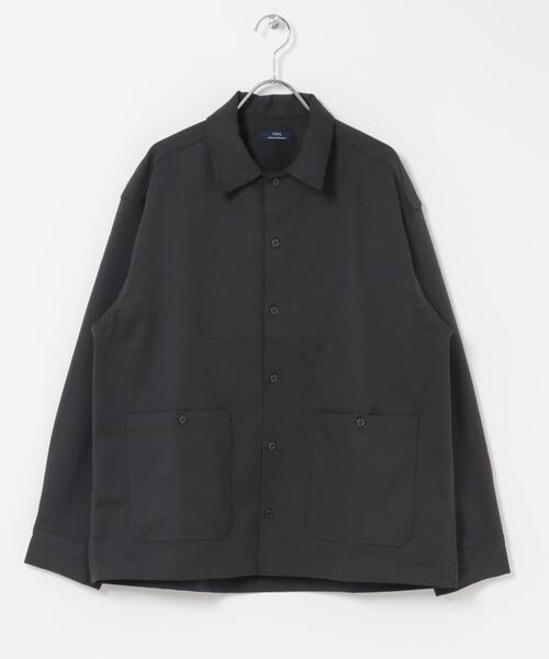 ITEMS URBANRESEARCH（アイテムズ アーバンリサーチ）の「ピーチツイル ユーティリティ シャツジャケット（その他アウター・メンズ・スミクロ/ベージュ・LARGE/MEDIUM）」の18枚目の写真