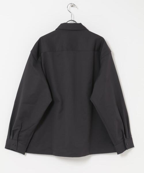 ITEMS URBANRESEARCH（アイテムズ アーバンリサーチ）の「ピーチツイル ユーティリティ シャツジャケット（その他アウター・メンズ・スミクロ/ベージュ・LARGE/MEDIUM）」の20枚目の写真
