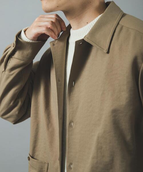 ITEMS URBANRESEARCH（アイテムズ アーバンリサーチ）の「ピーチツイル ユーティリティ シャツジャケット（その他アウター・メンズ・スミクロ/ベージュ・LARGE/MEDIUM）」の3枚目の写真