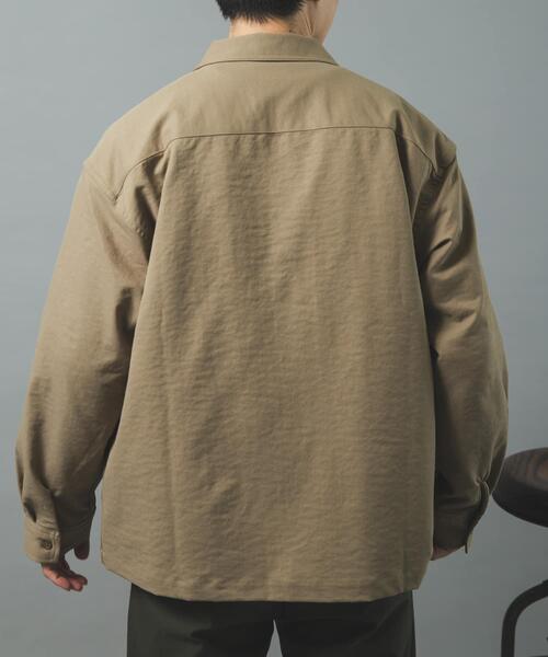 ITEMS URBANRESEARCH（アイテムズ アーバンリサーチ）の「ピーチツイル ユーティリティ シャツジャケット（その他アウター・メンズ・スミクロ/ベージュ・LARGE/MEDIUM）」の7枚目の写真
