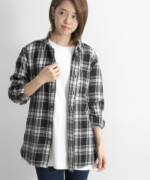 WEGO(ウィゴー)の「WEGO/タータンチェックネルシャツ(シャツ/ブラウス・メンズ・ブラック系その他2/レッド系その他2/イエロー系その他3/パープル系その他2/レッド系その他3・LARGE/MEDIUM/SMALL)」の18枚目の写真