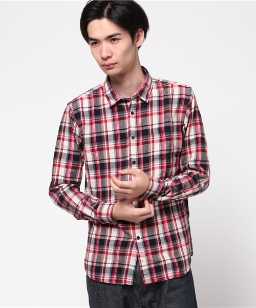 WEGO(ウィゴー)の「WEGO/タータンチェックネルシャツ(シャツ/ブラウス・メンズ・ブラック系その他2/レッド系その他2/イエロー系その他3/パープル系その他2/レッド系その他3・LARGE/MEDIUM/SMALL)」の20枚目の写真