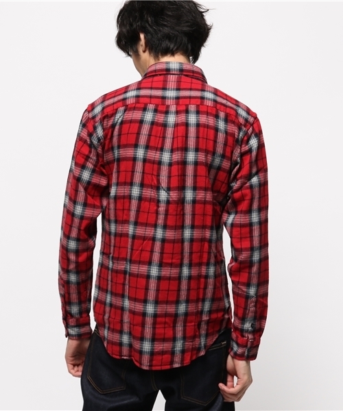 WEGO(ウィゴー)の「WEGO/タータンチェックネルシャツ(シャツ/ブラウス・メンズ・ブラック系その他2/レッド系その他2/イエロー系その他3/パープル系その他2/レッド系その他3・LARGE/MEDIUM/SMALL)」の7枚目の写真