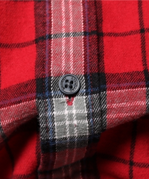 WEGO(ウィゴー)の「WEGO/タータンチェックネルシャツ(シャツ/ブラウス・メンズ・ブラック系その他2/レッド系その他2/イエロー系その他3/パープル系その他2/レッド系その他3・LARGE/MEDIUM/SMALL)」の12枚目の写真