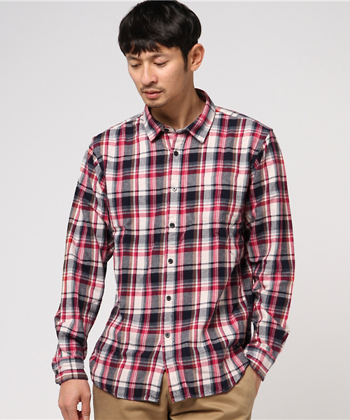 WEGO(ウィゴー)の「WEGO/タータンチェックネルシャツ(シャツ/ブラウス・メンズ・ブラック系その他2/レッド系その他2/イエロー系その他3/パープル系その他2/レッド系その他3・LARGE/MEDIUM/SMALL)」の22枚目の写真
