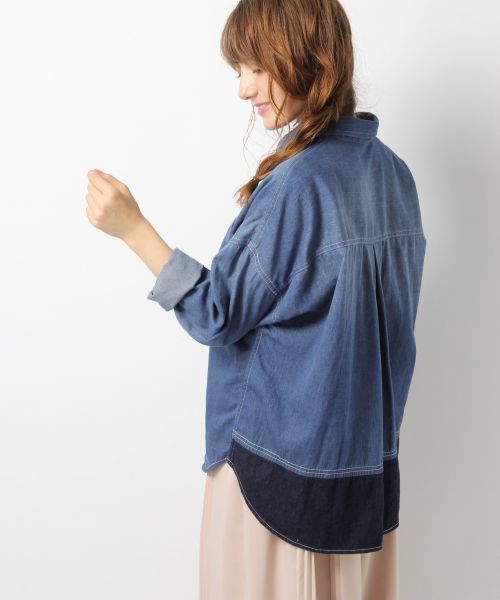 Heather(ヘザー)の「アソートBIGシャツ 731400(シャツ/ブラウス・レディース・レッド系その他/ブラック系その他/ブルー・FREE)」の13枚目の写真