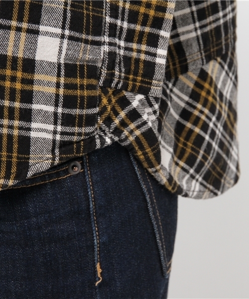 Heather(ヘザー)の「アソートBIGシャツ 731400(シャツ/ブラウス・レディース・レッド系その他/ブラック系その他/ブルー・FREE)」の10枚目の写真