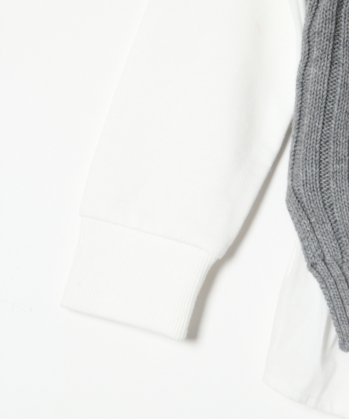 GLOBAL WORK（グローバルワーク）の「【キッズ】ニットベストツキプルオーバー長袖2/727106（ニット/セーター・キッズ・ブラック系その他/グレー/キャメル・X-LARGE/LARGE/SMALL/MEDIUM）」の9枚目の写真