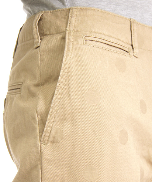 BEAMS PLUS（ビームスプラス）の「BEAMS PLUS / ドットジャカード プレーンフロントパンツ（その他パンツ・メンズ・ベージュ・SMALL/MEDIUM/LARGE）」の5枚目の写真