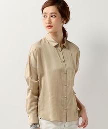 Jewel Changes | JOC サテン D/SL シャツ(シャツ/ブラウス)