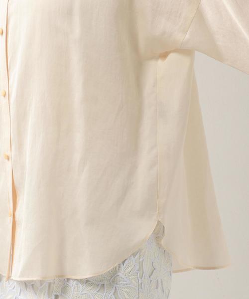 Jewel Changes（ジュエルチェンジズ）の「JOC サテン D/SL シャツ（シャツ/ブラウス・レディース・ナチュラル/ベージュ/その他1・FREE）」の6枚目の写真