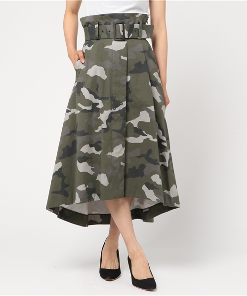 Luftrobe ルフトローブ の ベルト付きハイウエストチョッパースカート One Pieceコラボ スカート Wear