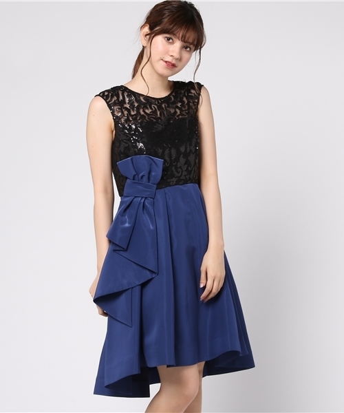 Grace Continental グレースコンチネンタル の オーナメントスパンコールワンピース ドレス Wear