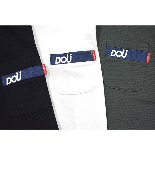 DOUBLE STEAL（ダブルスティール）の「Line Bar DOU POLO　ポロシャツ（ポロシャツ・メンズ・ホワイト/ブラック/カーキ・LARGE/MEDIUM/X-LARGE）」の9枚目の写真