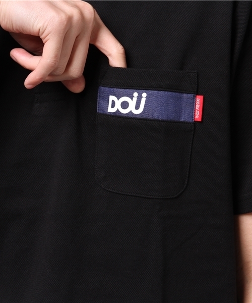 DOUBLE STEAL（ダブルスティール）の「Line Bar DOU POLO　ポロシャツ（ポロシャツ・メンズ・ホワイト/ブラック/カーキ・LARGE/MEDIUM/X-LARGE）」の16枚目の写真