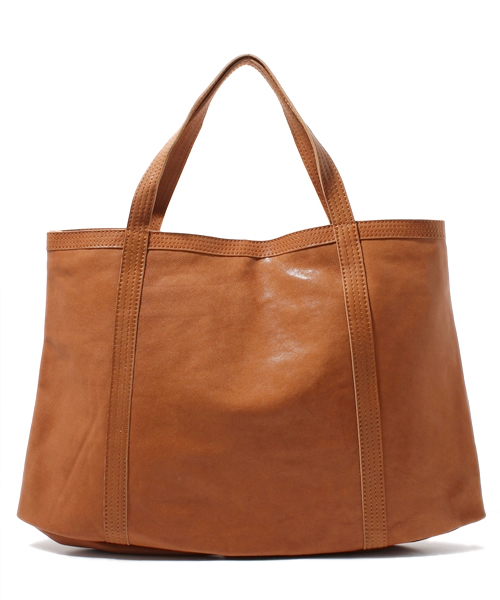 bpr BEAMS（ビーピーアール ビームス ）の「TAMBU×bpr BEAMS / 別注 ラムレザートート（トートバッグ・レディース・ブラック/ブラウン系その他/ブルー系その他/イエロー/オリーブ/その他1/ブラウン/ネイビー/パープル・ONE SIZE）」の11枚目の写真