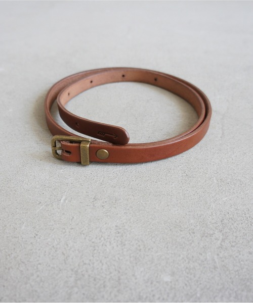TIDEWAY(タイドウェイ)の「NUME 細ベルト/15mm(ベルト・レディース・キャメル/ブラック/チョコ/その他・FREE)」の2枚目の写真