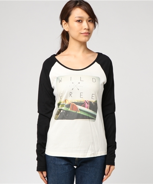 rip curl(リップカール)の「ロンT デザイン(Tシャツ/カットソー・レディース・ブラック/グレー系その他・MEDIUM/LARGE)」の8枚目の写真