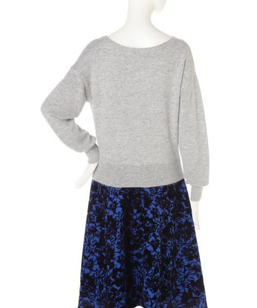 FREE'S MART（フリーズマート）の「アンゴラ混２WAY Vネックニット（ニット/セーター・レディース・ホワイト/グレー/レッド/ブルー・FREE）」の15枚目の写真