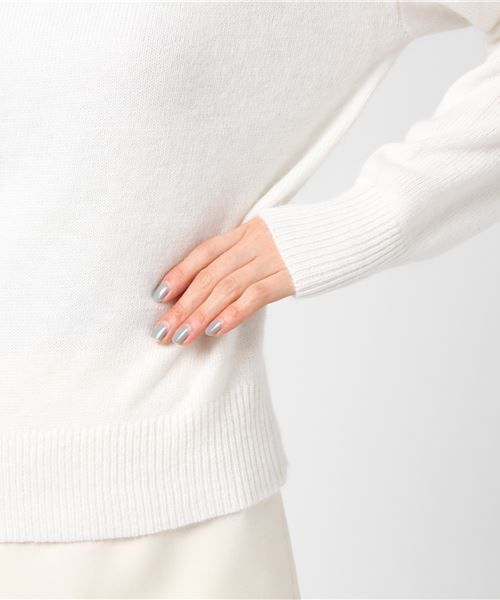 FREE'S MART（フリーズマート）の「アンゴラ混２WAY Vネックニット（ニット/セーター・レディース・ホワイト/グレー/レッド/ブルー・FREE）」の16枚目の写真