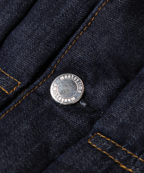 MONKEY TIME（モンキータイム）の「MT∴ デニム ダウン G-ジャケットÅ（デニムジャケット・メンズ・ネイビー・SMALL/MEDIUM/LARGE）」の8枚目の写真