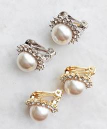 【Cupid Heart】結婚式アクセサリー 一粒パールイヤリング