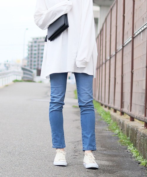 reca(レカ)の「ストレスフリー!ウエストゴム ストレッチスキニーデニム【2018 S/S】(デニムパンツ・レディース・ブルー/ネイビー・L/M)」の14枚目の写真