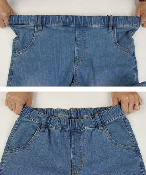 reca(レカ)の「ストレスフリー!ウエストゴム ストレッチスキニーデニム【2018 S/S】(デニムパンツ・レディース・ブルー/ネイビー・L/M)」の8枚目の写真