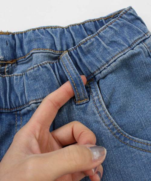 reca(レカ)の「ストレスフリー!ウエストゴム ストレッチスキニーデニム【2018 S/S】(デニムパンツ・レディース・ブルー/ネイビー・L/M)」の4枚目の写真