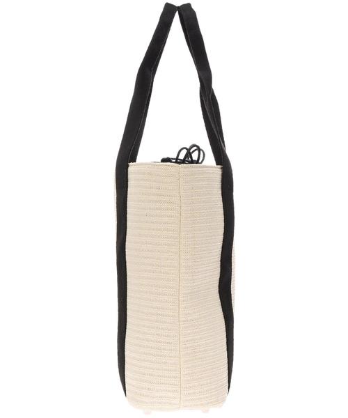 AMERICAN HOLIC（アメリカンホリック）の「テープハンドルトートバッグ（トートバッグ・レディース・ホワイト/ブラック・FREE）」の9枚目の写真