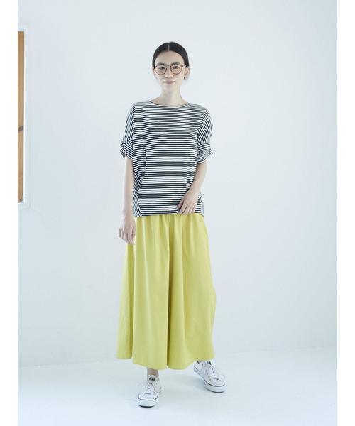 AMERICAN HOLIC（アメリカンホリック）の「・変形カットプルオーバー（Tシャツ/カットソー・レディース・オフホワイト/カーキ/その他7/ブラック・FREE）」の11枚目の写真